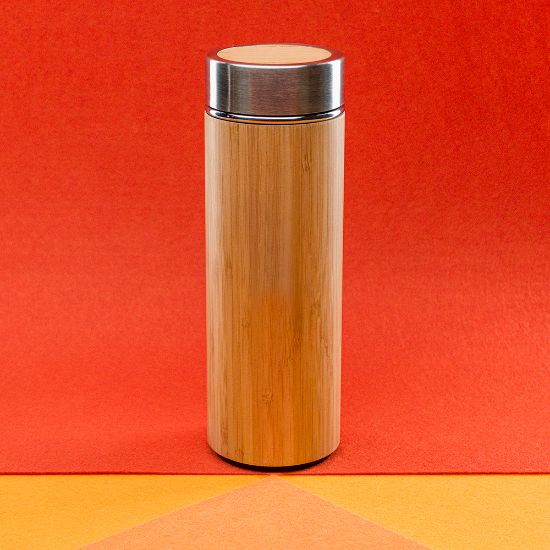 Imagen de Termo Bamboo Doble Pared