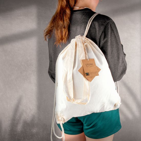 Imagen de Bolsa Mochila Fairtrade Stone