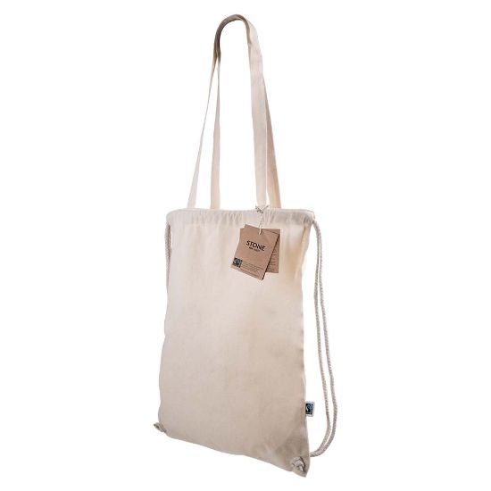 Imagen de Bolsa Mochila Fairtrade Stone