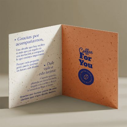 Picture of Tarjeta Doble Germina 200Gr 1 Cara