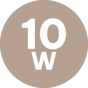 10W